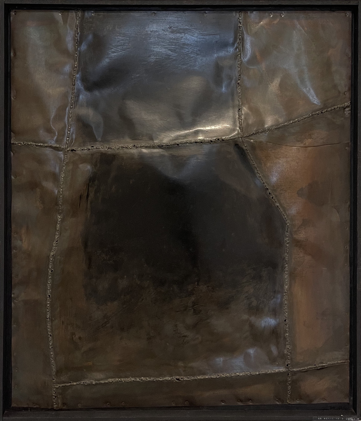 Alberto Burri . 1915-1995. Iron SP 2. 1958-1959. Iron. Museo del Novecento. Milano