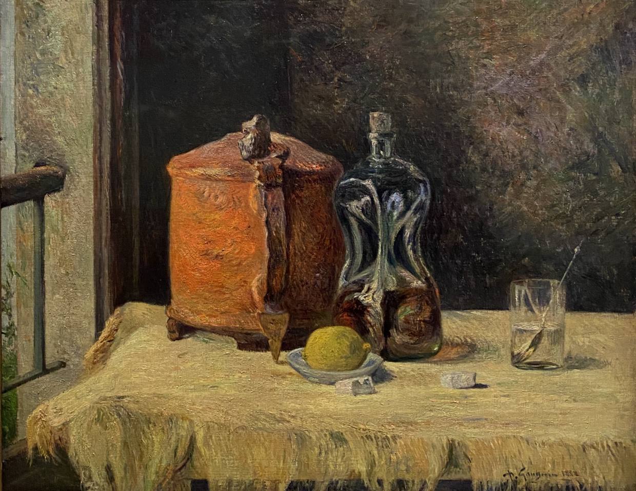 Paul Gauguin. At the Window, 1882. Hermitage SPb