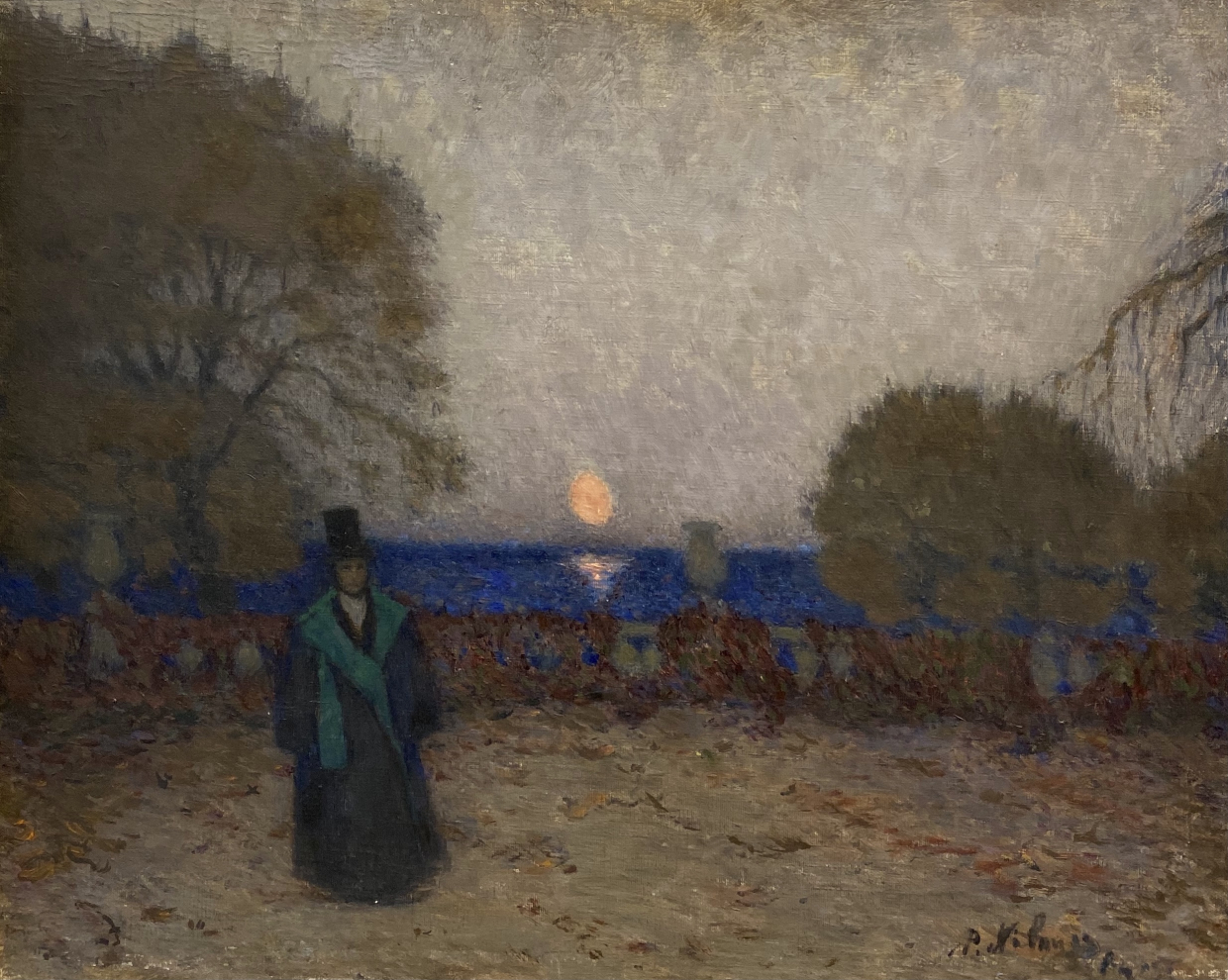 Nilus Peter. Lonely walk. Voronezh Regional Museum named after I.N. Kramskoy.