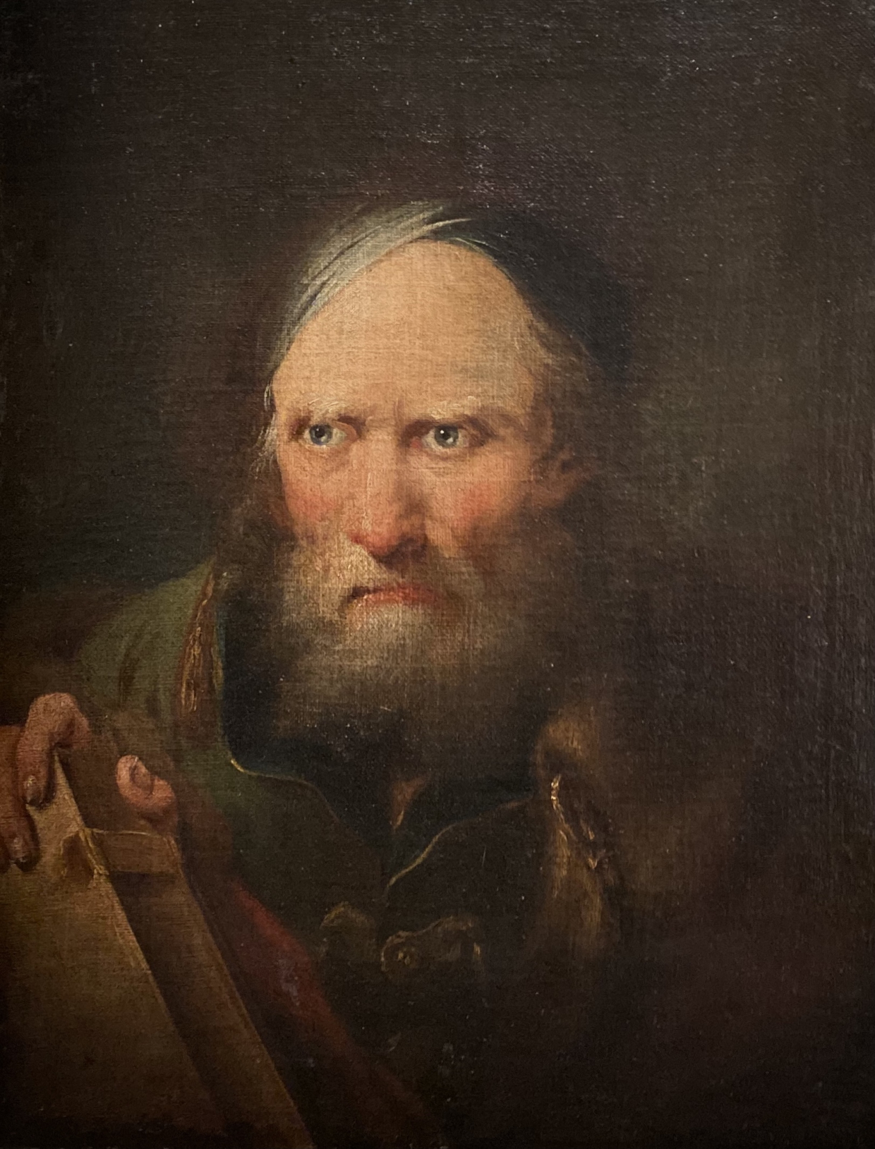 Giuseppe Nogari (?) Portrait of an old Man. 1735. Accademia Carrara. Bergamo