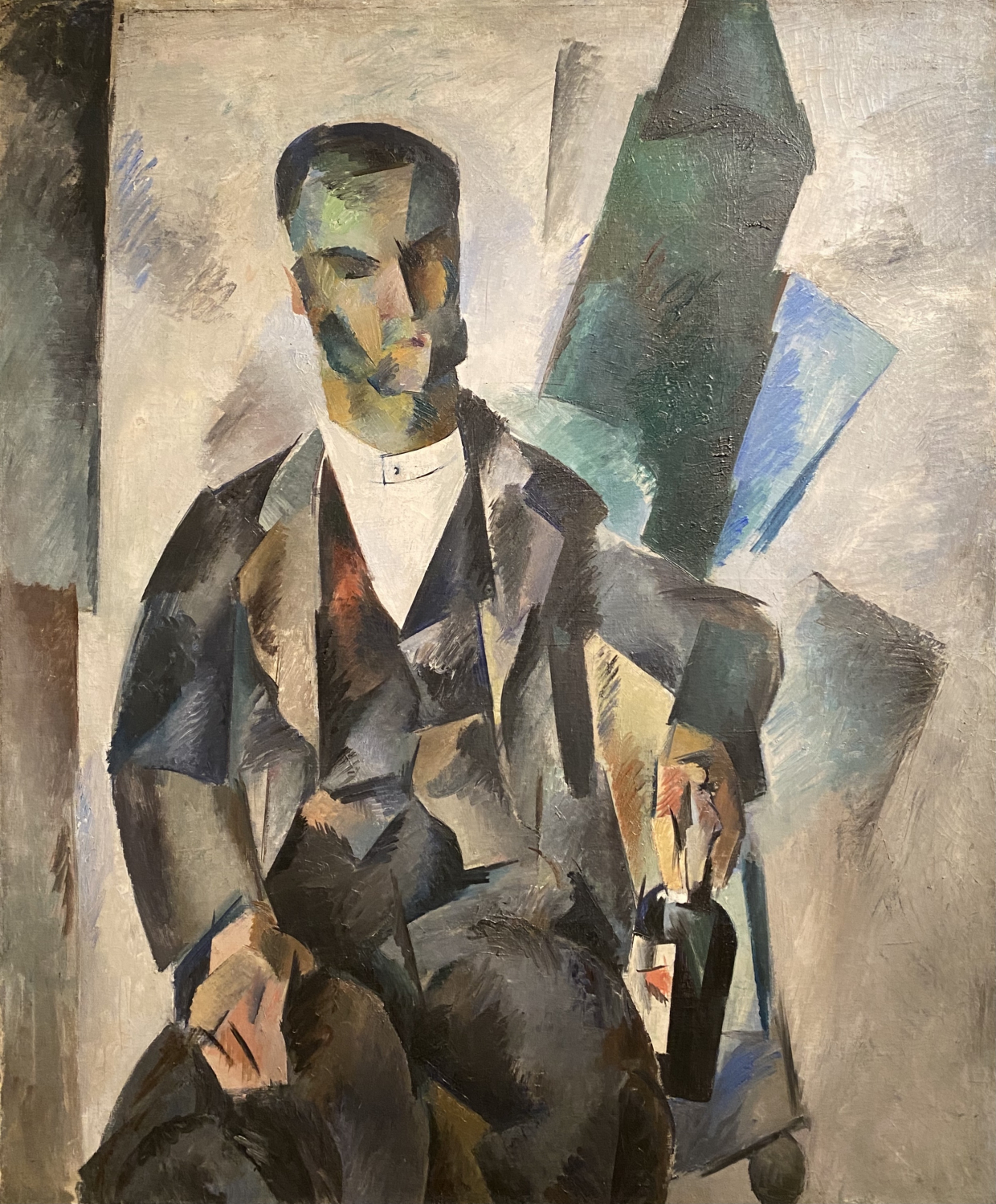 Robert Falk. Portrait of unknown man. 1918. State Russian museum SPb.