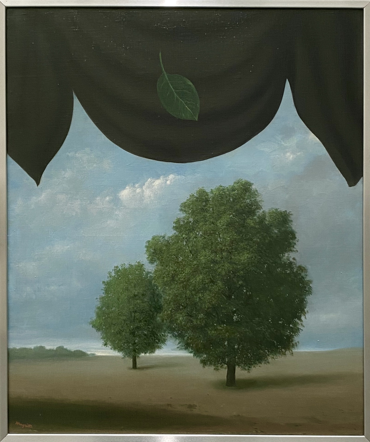 Rene  Magritte. The Spectacle of Nature. 1940. Pinakothek der moderne. Munich