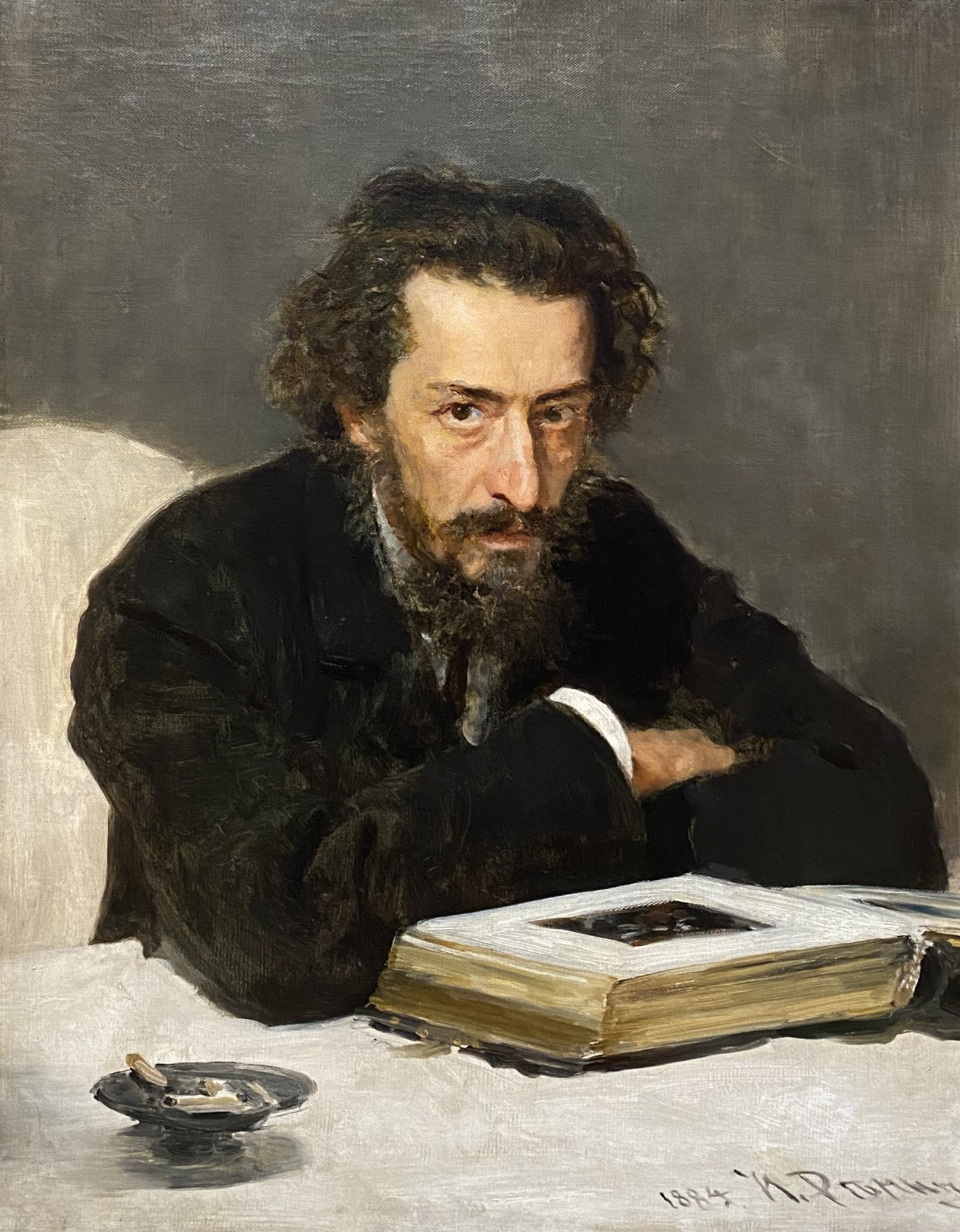 Ilya Repin. Portrait of Pavel Blaramberg. 1884. State Tretyakov Gallery