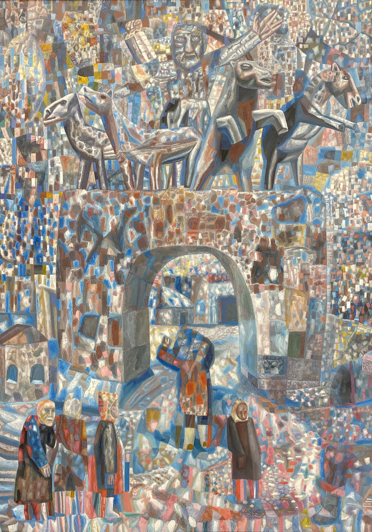 Pavel Filonov. Narva Gates. 1929. Russian museum SPb