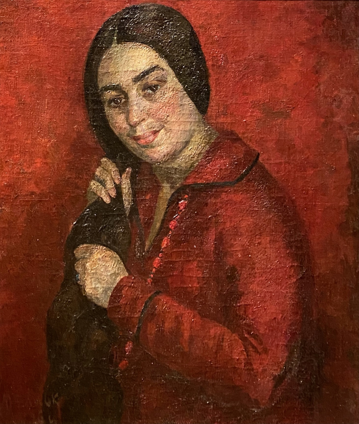 Robert Falk.  A WOMAN COMBING HER HAIR. 1926. Collection of Alisa Labas, Moscow