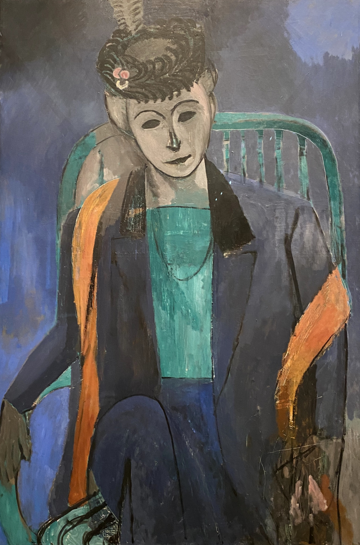 Henri Matisse. Portrait of the Artist’s wife. 1913. Hermitage SPb