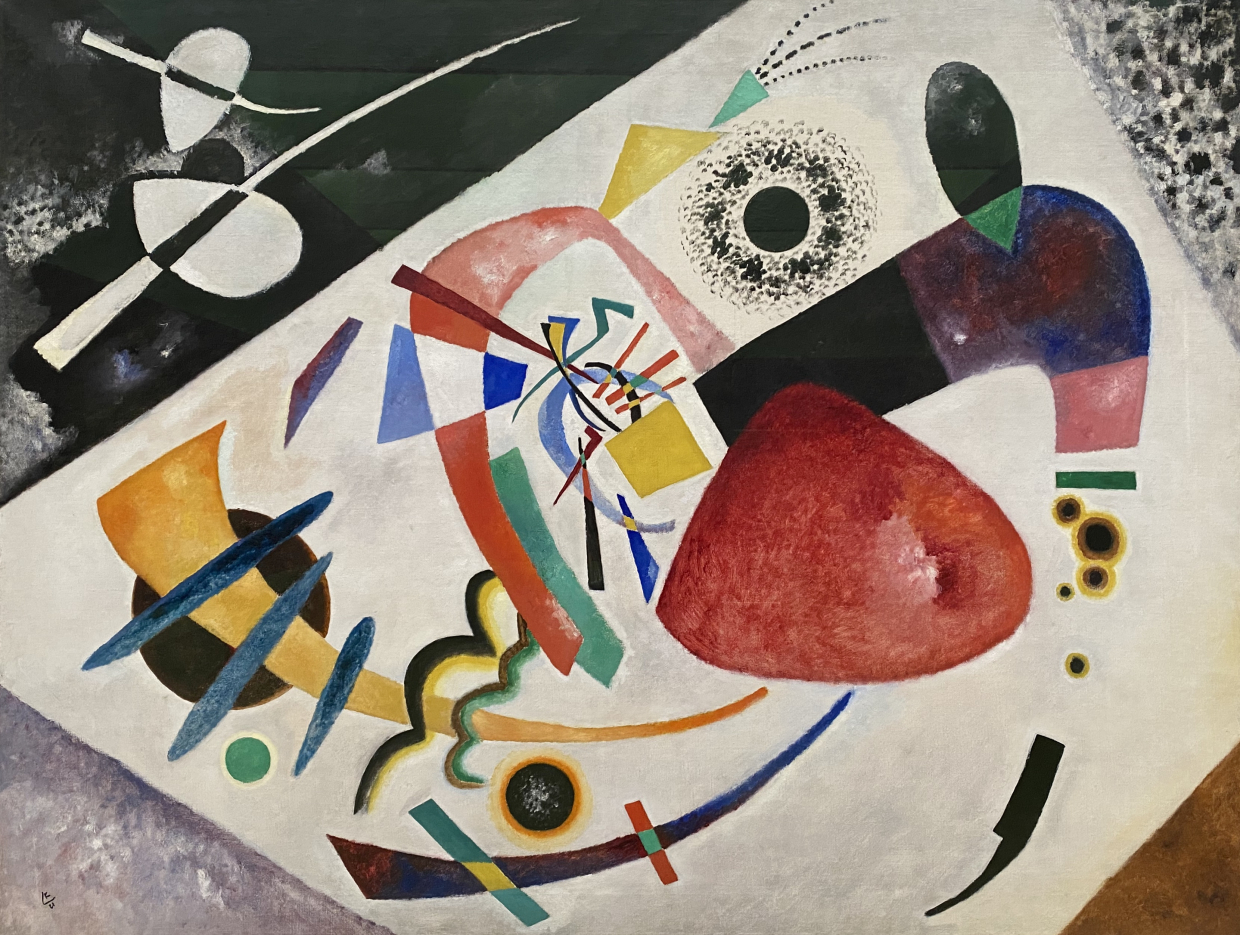 Wassily Kandinsky. Red spot II. 1921. Lenbachhaus, Munich