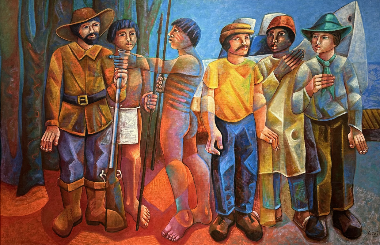 Adelio Sarra 1950 Brazil The immigrants protest 1987