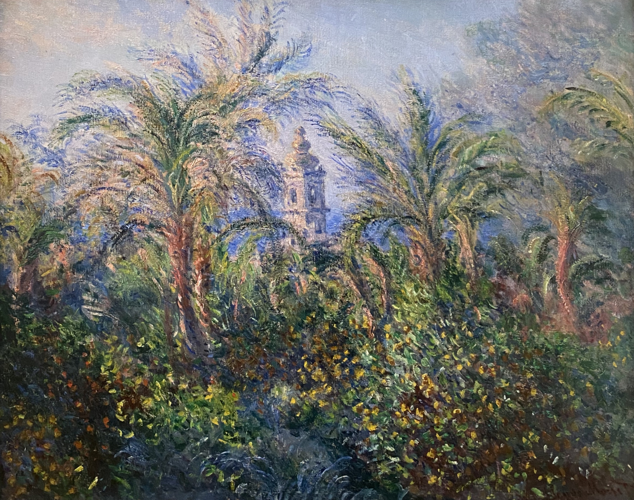 Claude Monet.  Garden in Bordighera, impression of Morning. 1884. Hermitage SPb