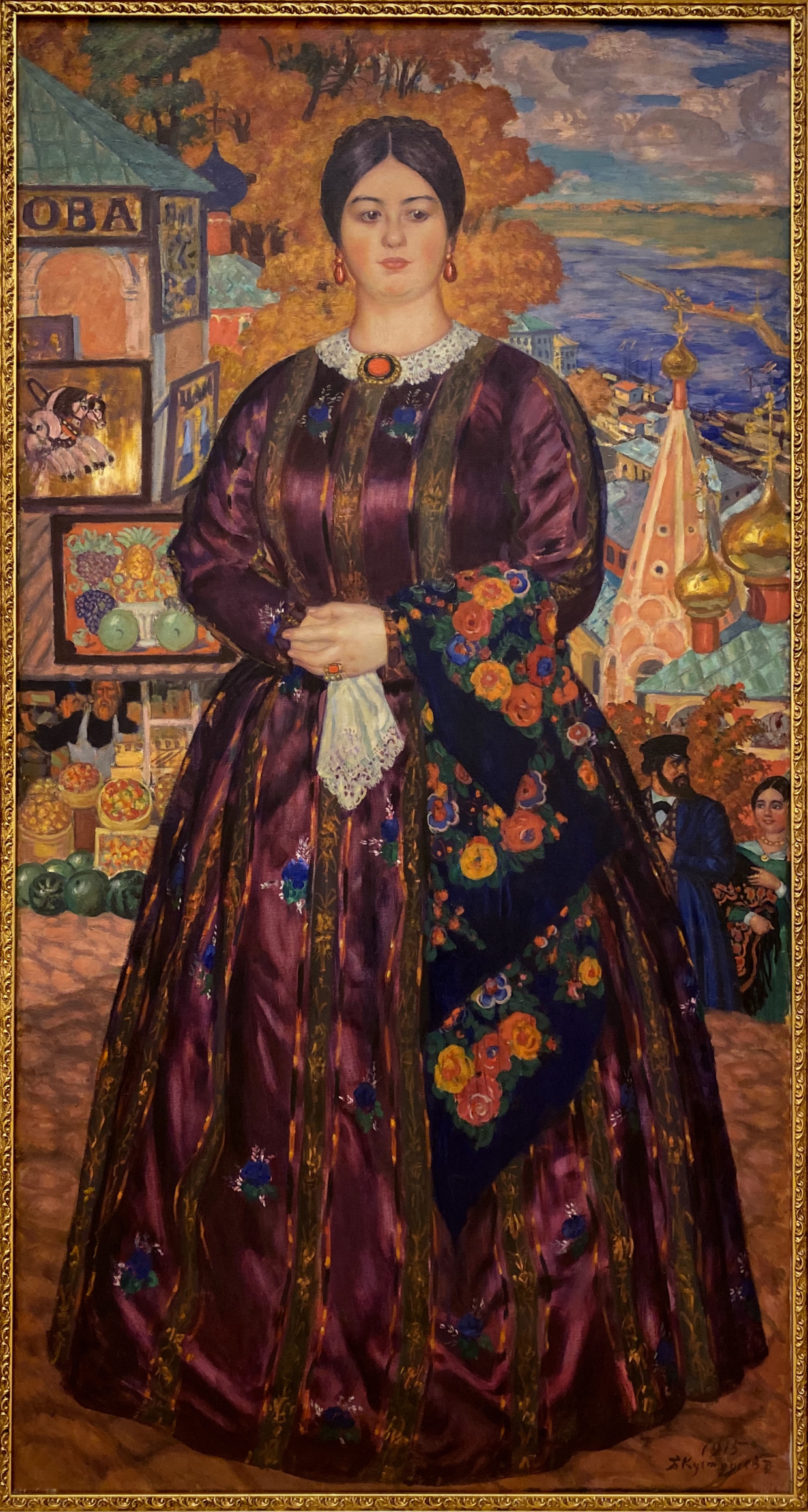 Boris Kustodiev. Merchant’s wife. 1915. Russian museum SPb