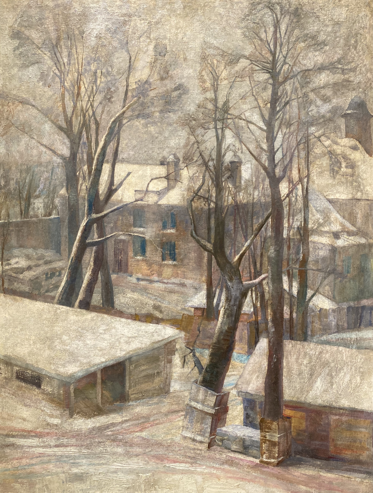 Sofya Zaklikovskaya. Cityscape, 1924. Russian museum SPb