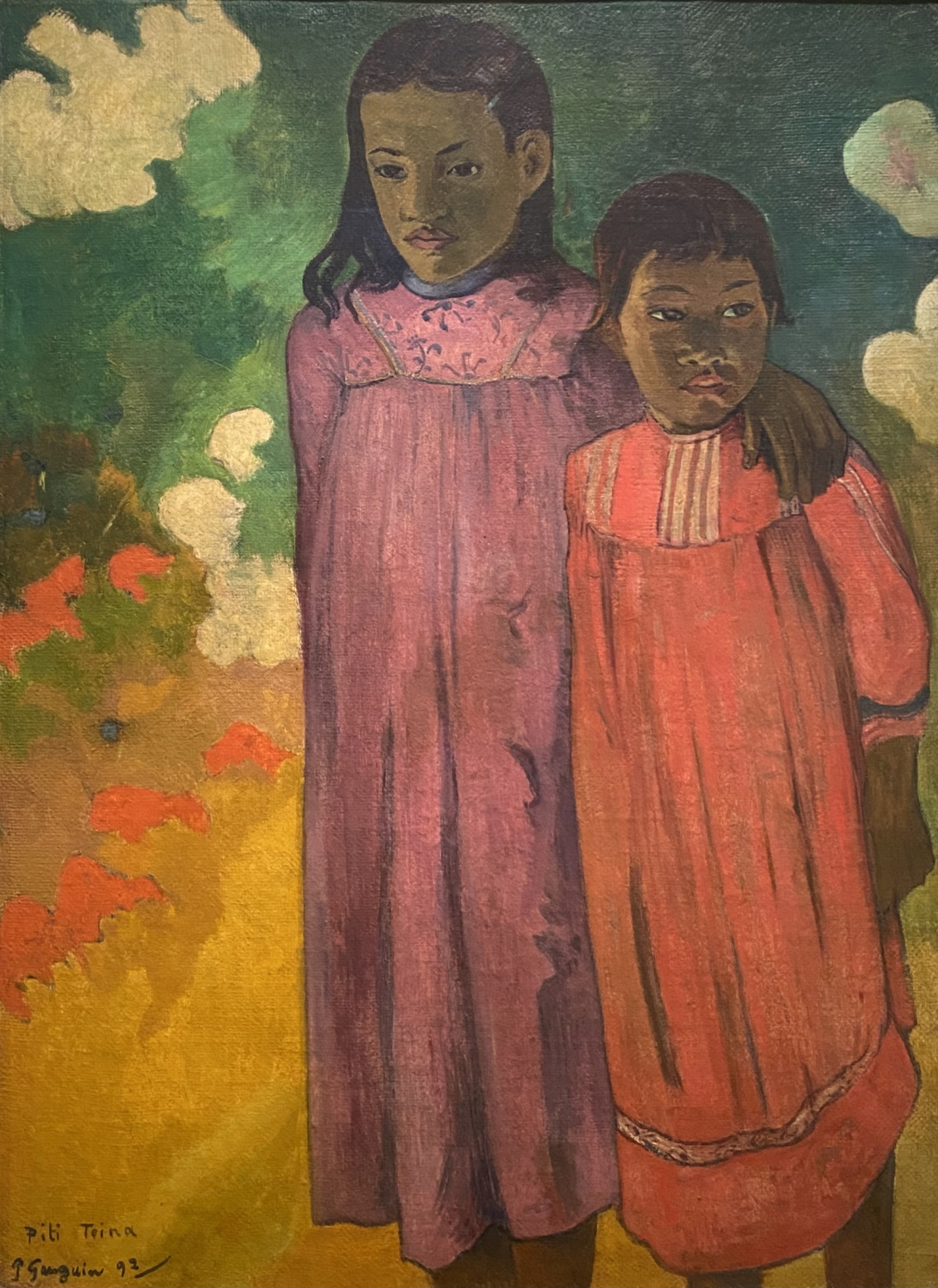 Paul Gauguin. Piti Tiena (Two sisters), 1892. Hermitage SPb. Photo Dan