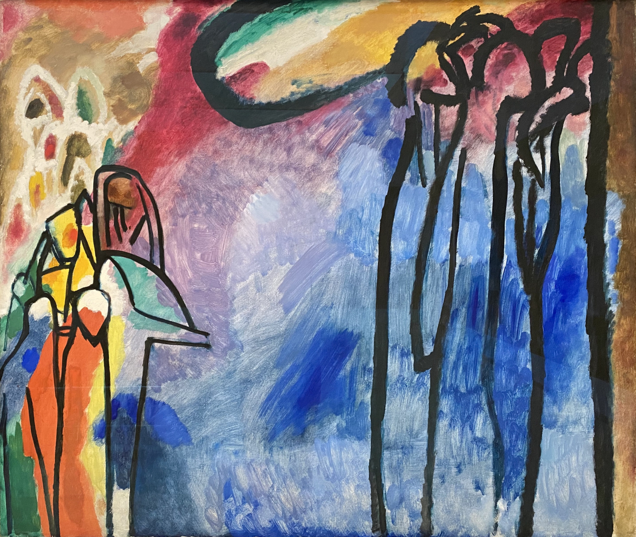 Wassily Kandinsky. Improvisation 19. 1911.  Lenbachhaus, Munich