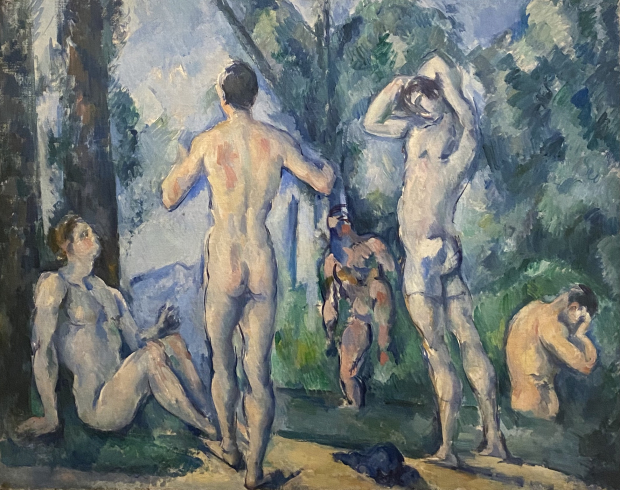 Paul Cézanne .Bathers, 1890-1891. Hermitage SPb