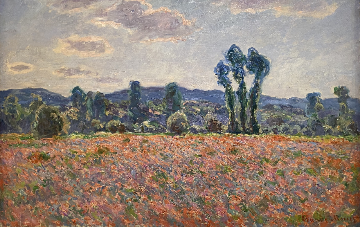 Claude Monet. Poppy Field. 1890-1891. Hermitage SPb