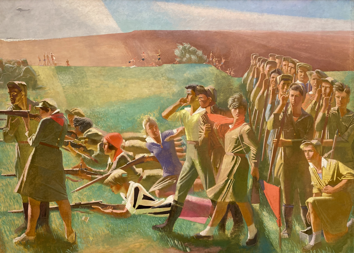 Alexander Samokhvalov. Militarised Komsomol, 1932/33. Russian museum SPb