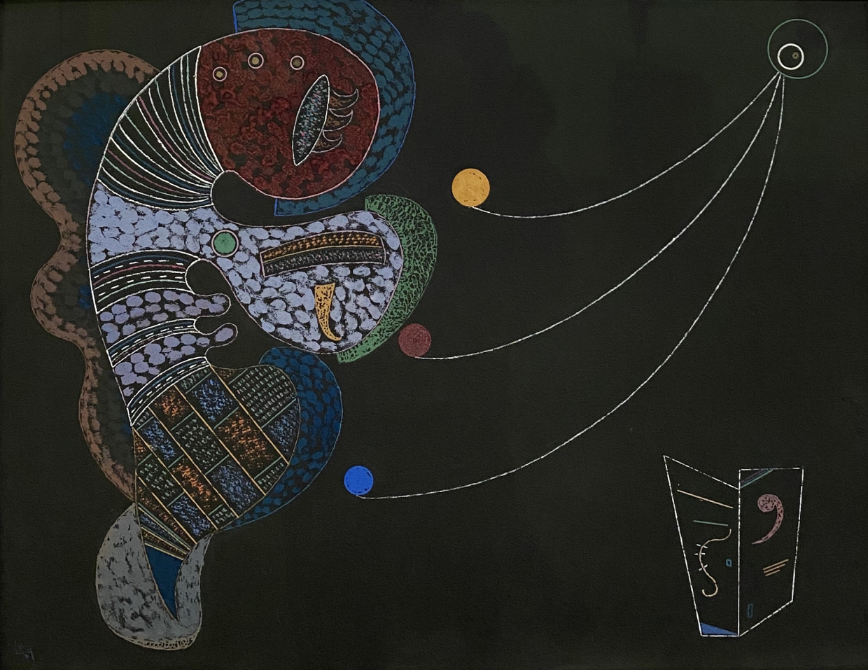 Wassily Kandinsky. Fat and Thin, 1937. Pinakothek der moderne. Munich