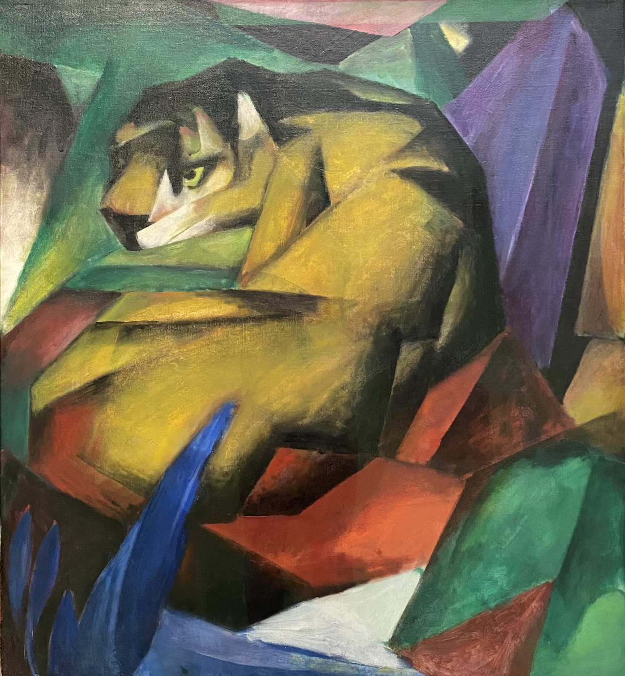 Franz Marc. Tiger. 1912.  Lenbachhaus. Munich