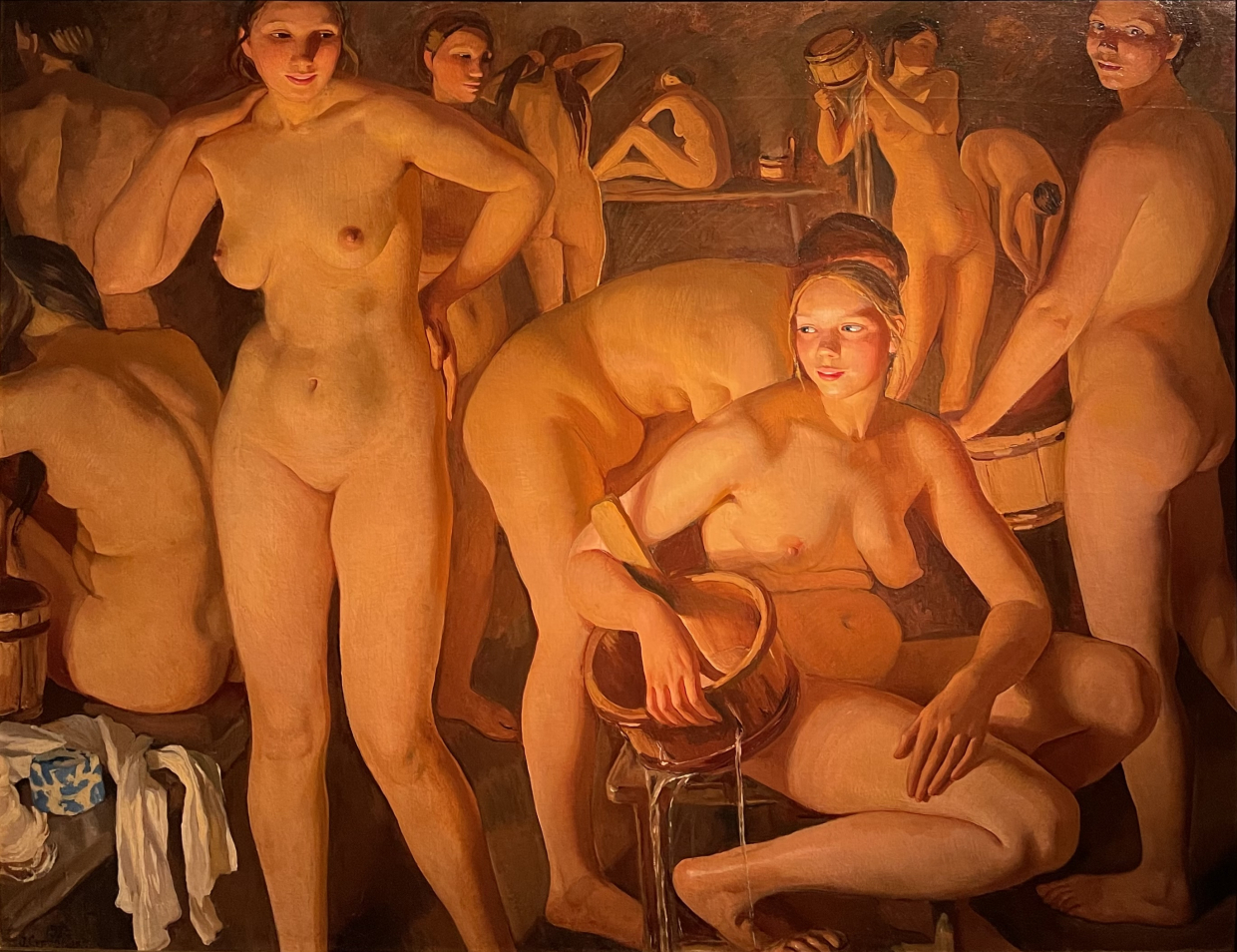 Zinaida Serebryakova 1884-1967. Bath. 1913. Russian museum SPb