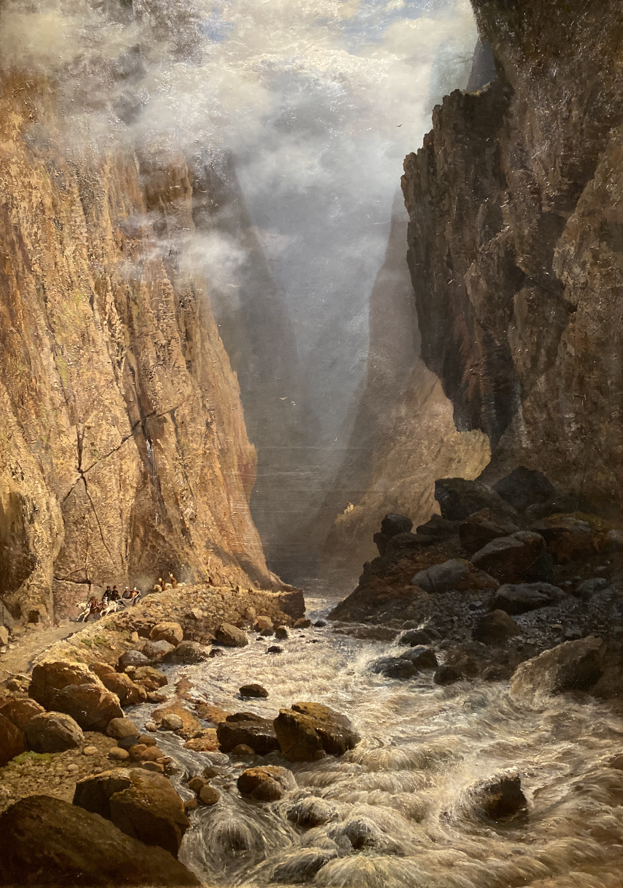 Rufin Sudkovsky, Darial Gorge, 1884. Russian Museum, St. Petersburg