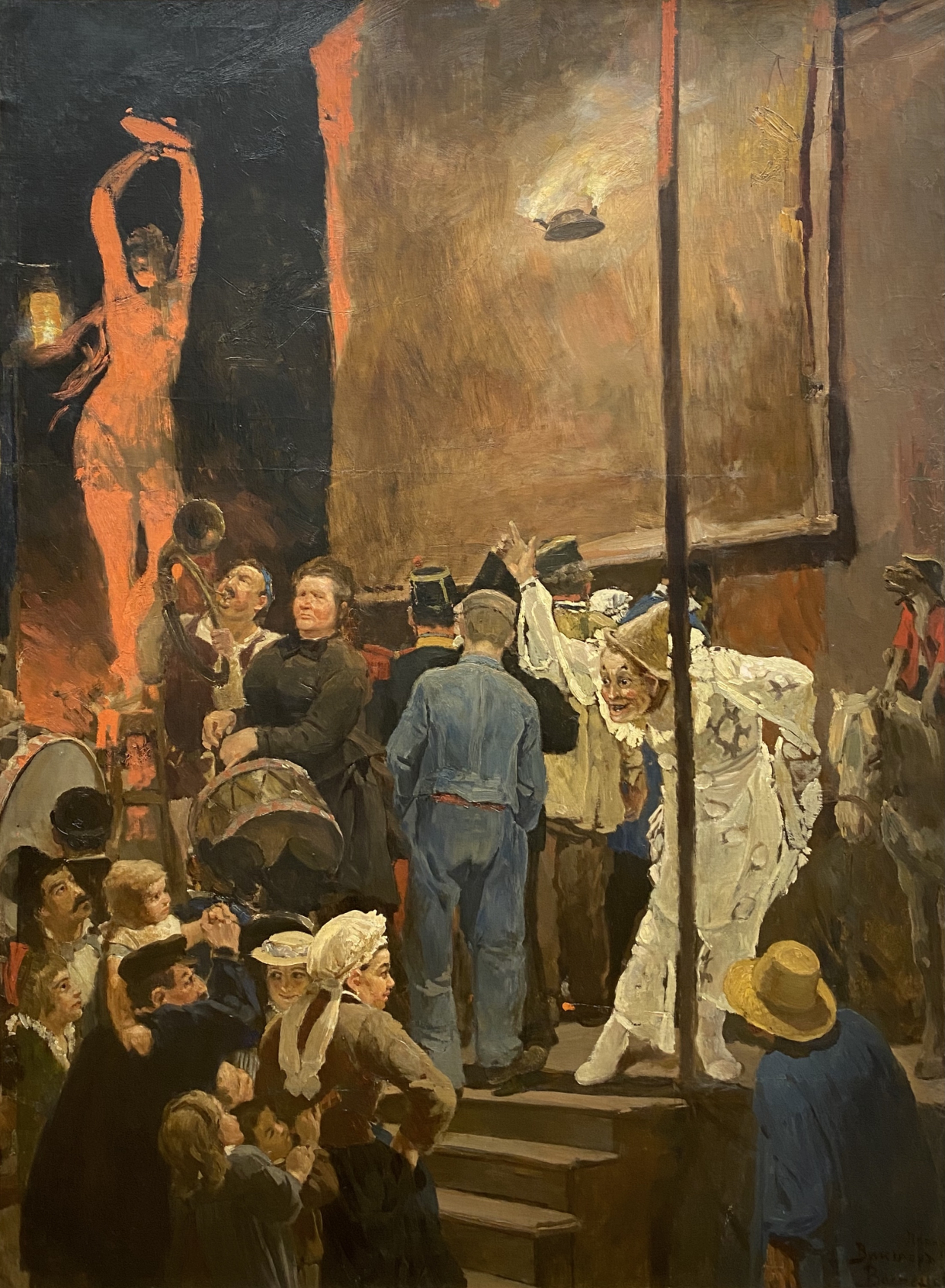 Victor Vasnetsov (1848-1926). Booths near Paris. 1876. State Tretyakov Gallery.