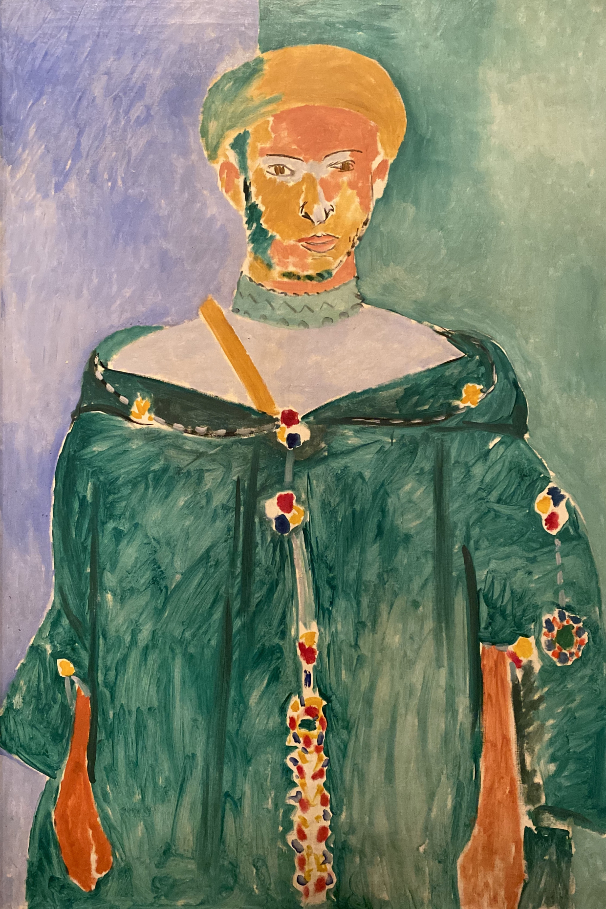 Henri Matisse. Standing Moroccan in Green (Standing Riffian). 1913. Hermitage SPb.