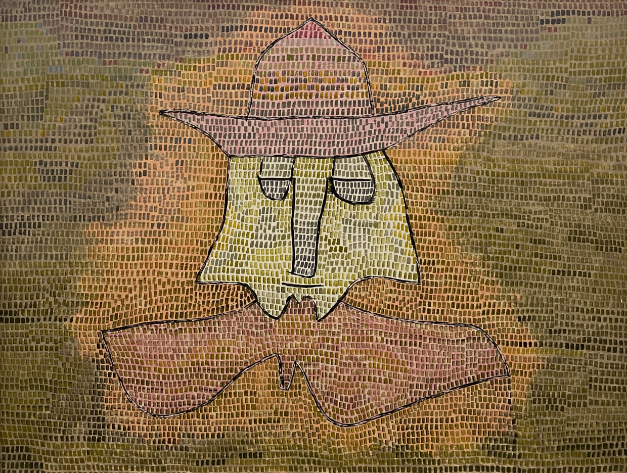 Paul Klee.  Pastor Kohl, 1932. Pinakothek der moderne. Munich.  Photo Dan Daniel