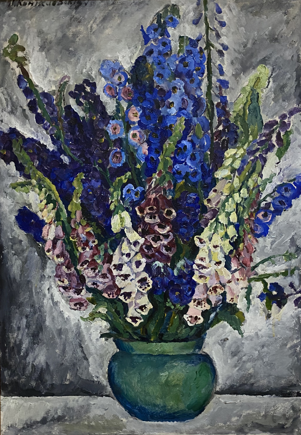 Pyotr Konchalovsky. Flowers. Digitalis. 1915. National art gallery of Armenia