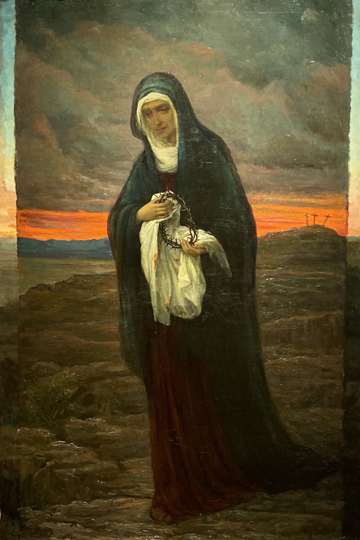 Mikhail Botkin. The Grieving Virgin. 1887. Russian museum SPb.