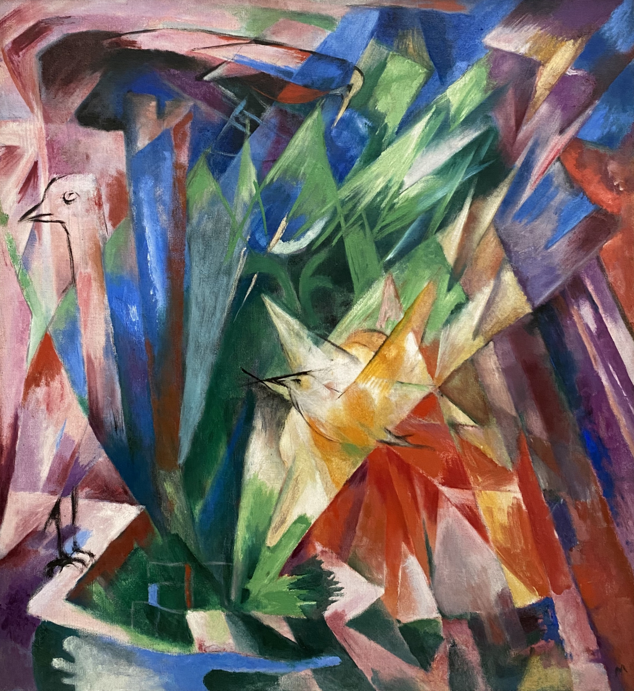 Franz Marc. Birds, 1914. Lenbachhaus. Munich