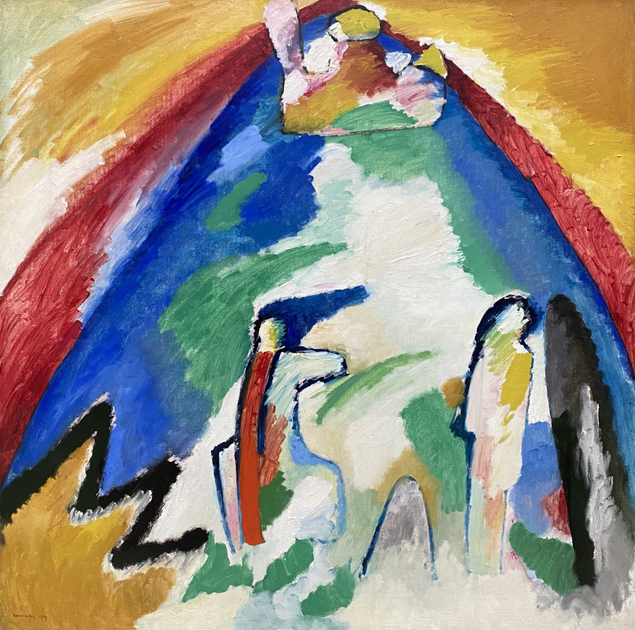 Wassily Kandinsky. Mountain, 1909. Lenbachhaus, Munich