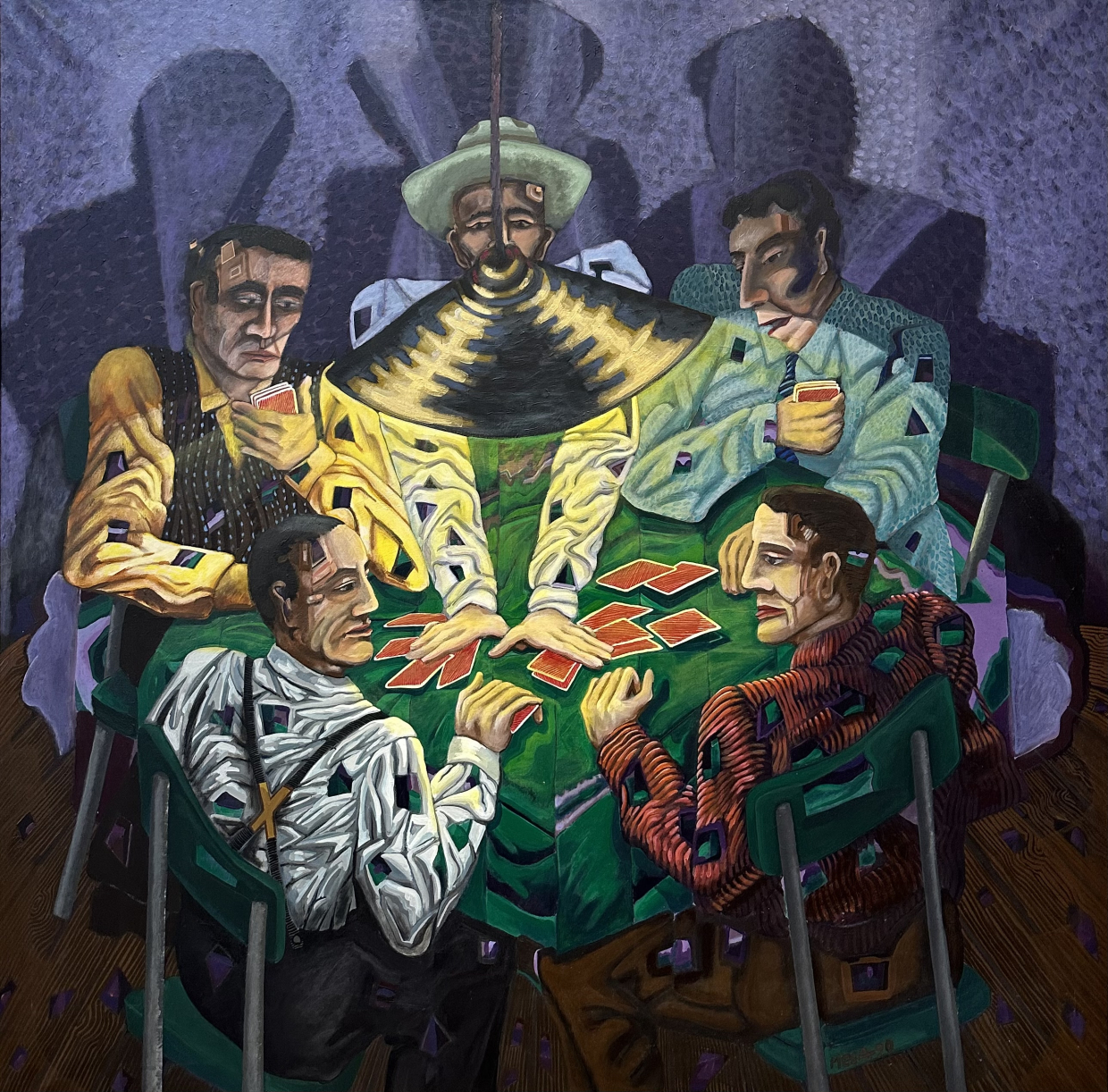 Mesa Victor Uruguay 1951 El Juego de cartas