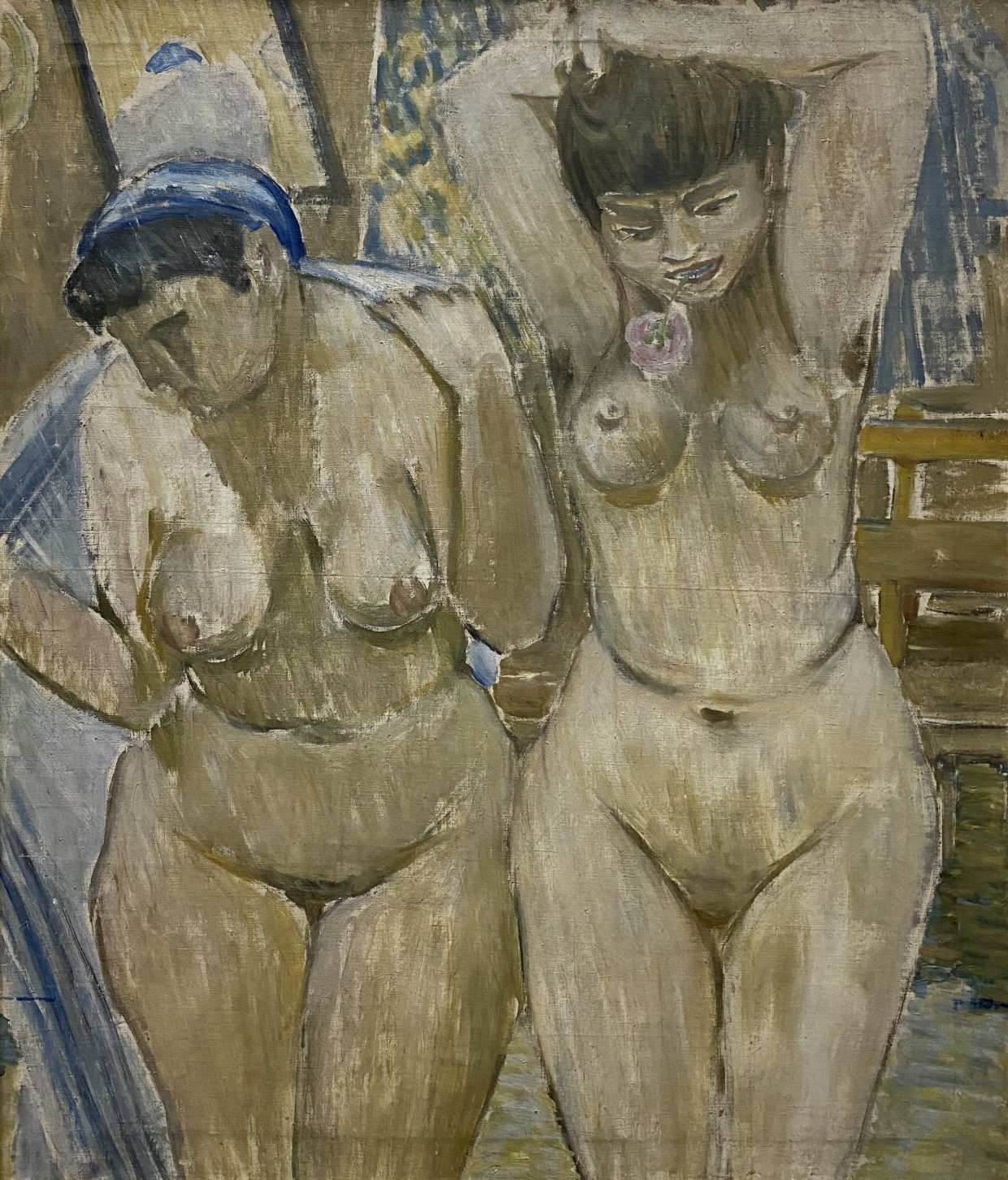 Mikhail Larionov. Bathers, 1904. National art gallery of Armenia