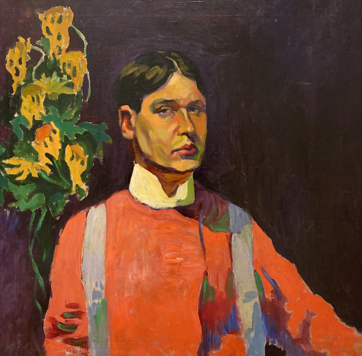 Aristarkh Lentulov. Self-Portrait. 1908-1909. Russian museum SPb.