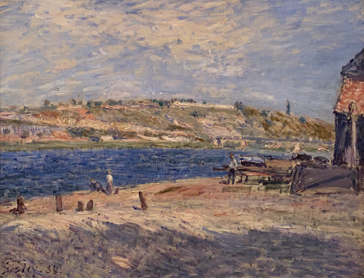 Alfred Sisley. Riverbank at Saint-Mammes. 1884. Hermitage. Photo Dan Daniel