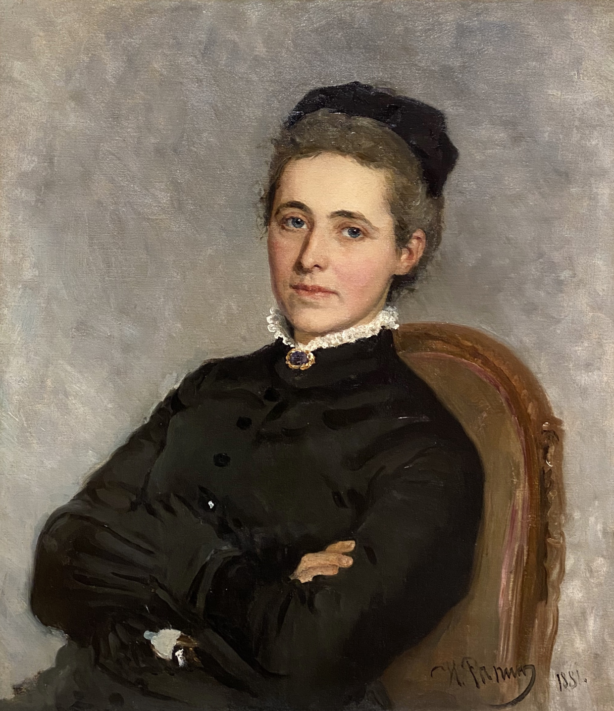 Ilya Repin. Portrait of Yulia Repman. 1881. State Tretyakov Gallery.