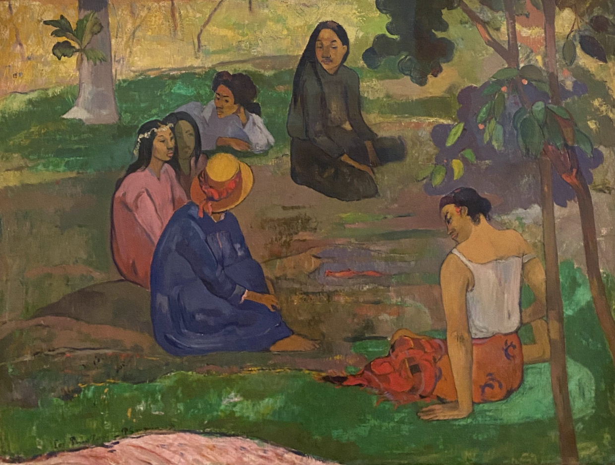 Paul Gauguin. Les Parau Parau (Conversation), 1891. Hermitage SPb