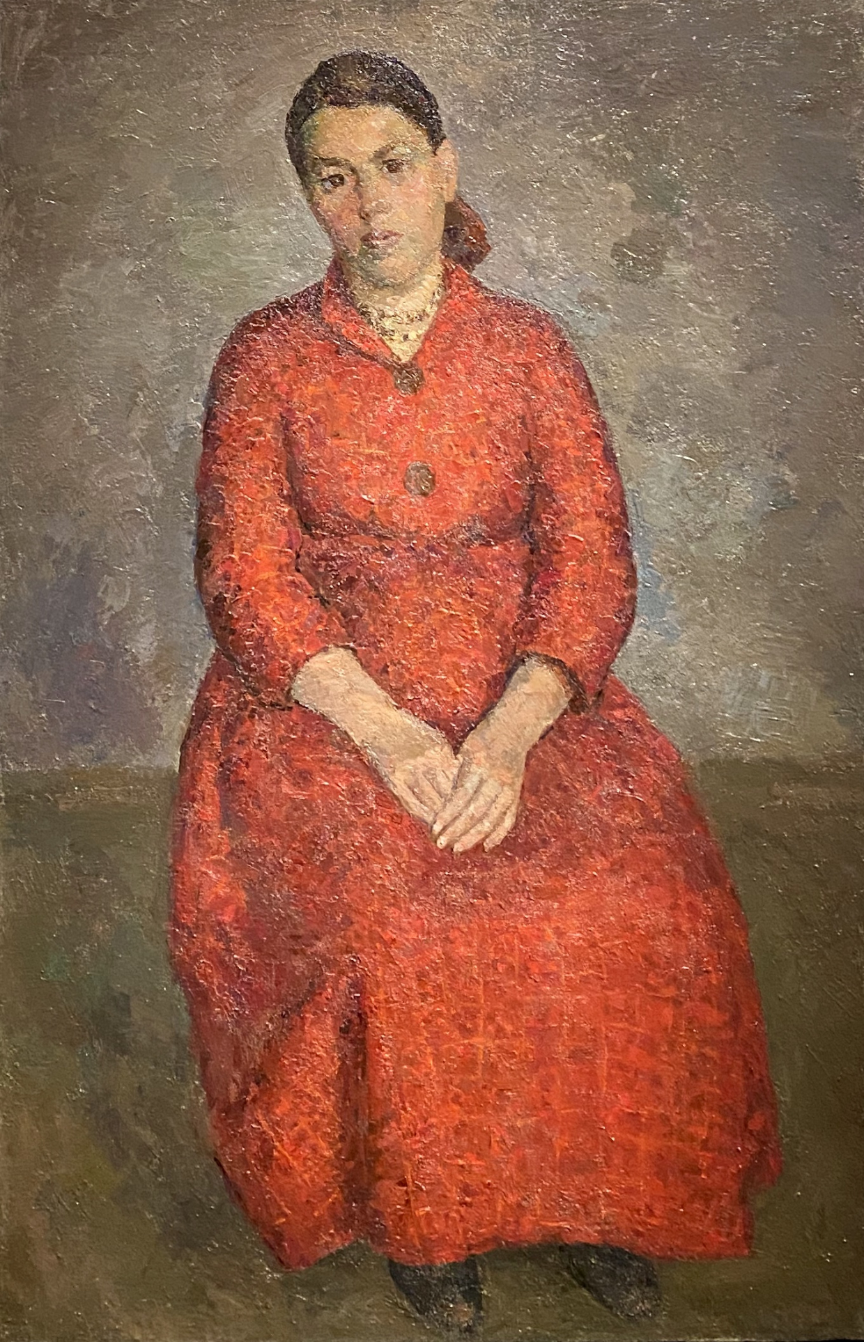 Robert Falk. Portrait of Ksenia Nekrasova. 1950. Russian Museum, St. Petersburg.
