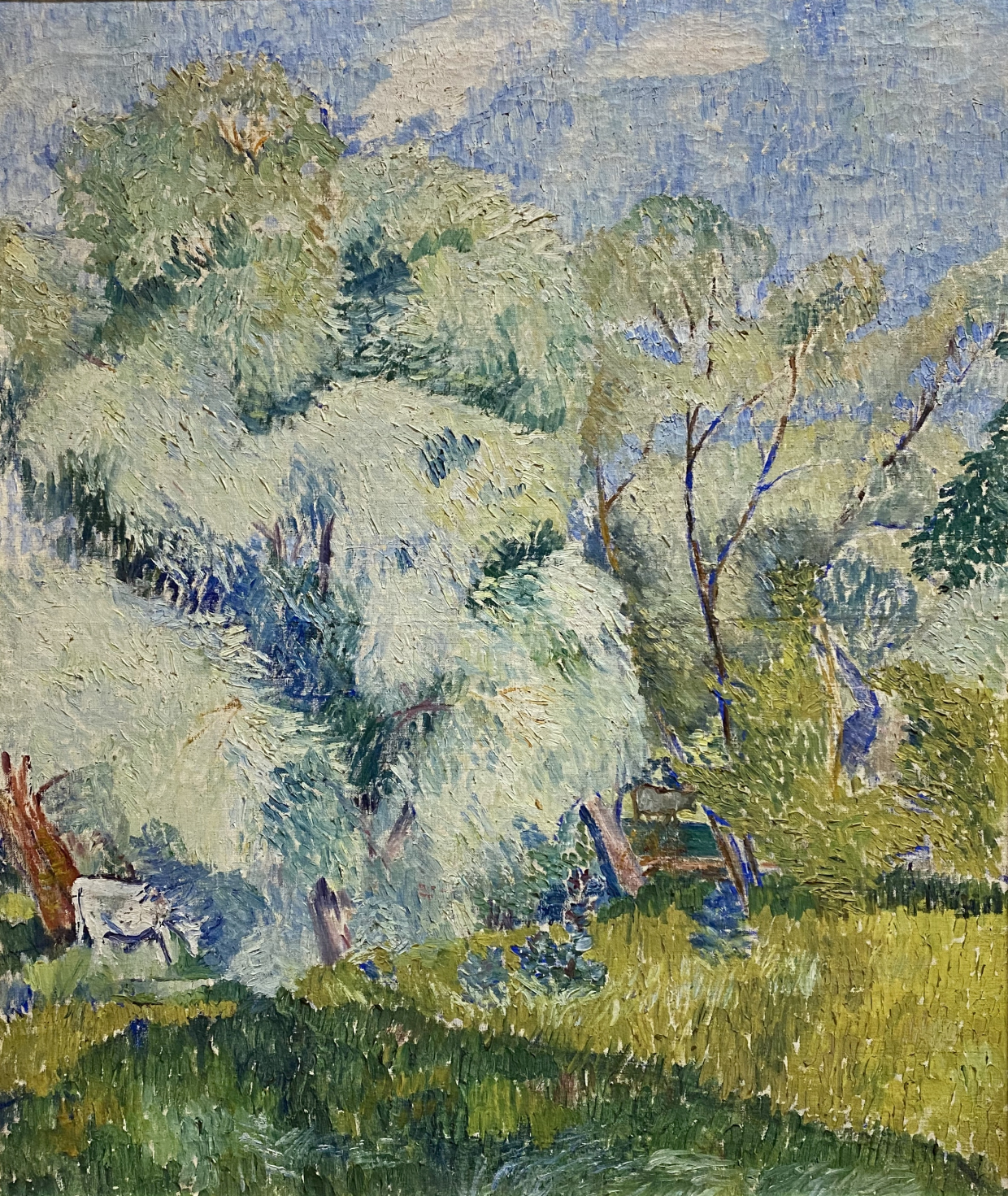 Natalia Goncharova. Willows. 1906. National art gallery of Armenia. Yerevan