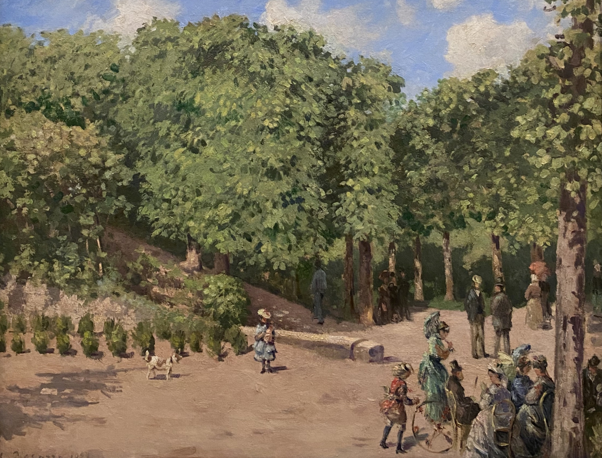 Camille Pissarro. Town Park in Pontoise. 1873. Hermitage. Photo: Dan Sultanov