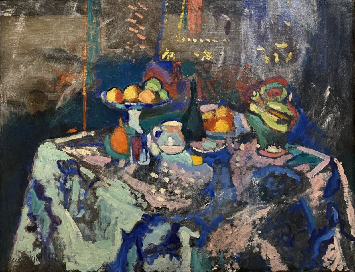 Henri Matisse. Still life with Vase, Bottle and Fruit. 1906. Hermitage SPb Photo Dan