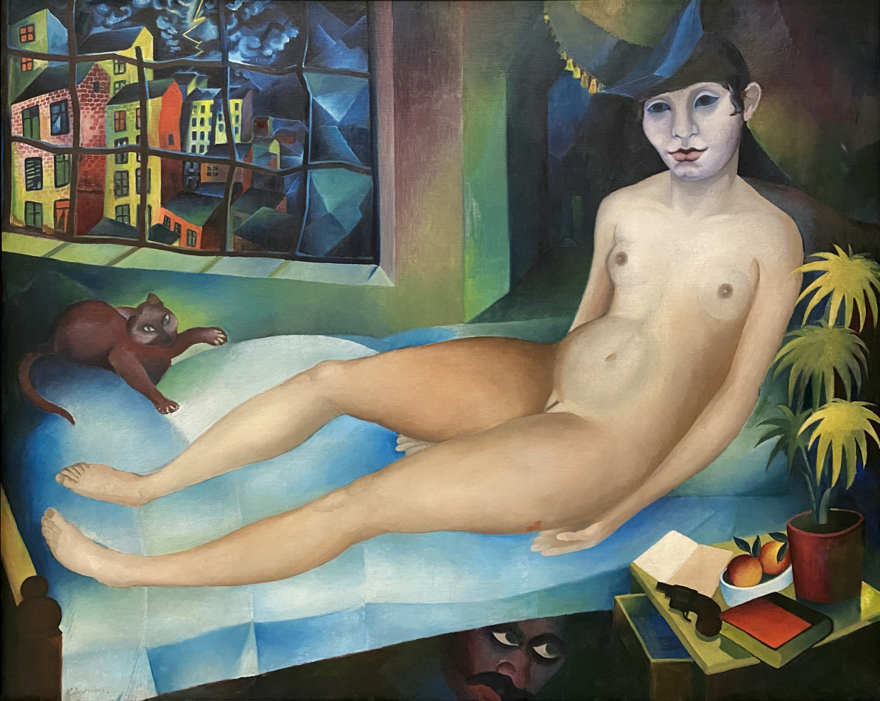 Heinrich Maria Davringhausen.1917. Pinakothek der moderne. Munich.