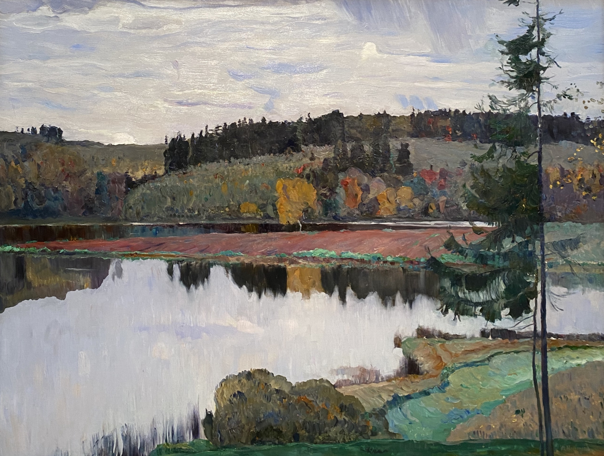 Mikhail Nesterov. 1862-1942. Autumn Landscape. 1906. STG. Moscow. Photo: Dan