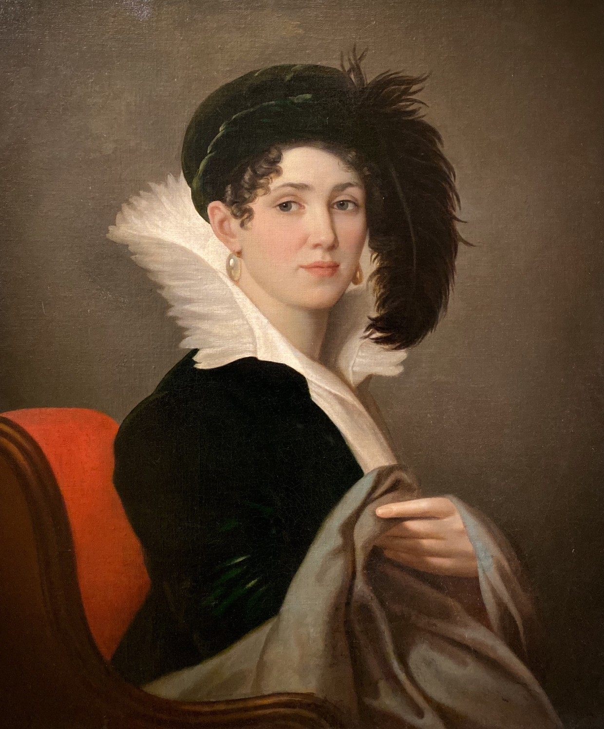 Alexei Egorov. Portrait of Maria Buyalsky (Drossard), 1824.  Russian museum SPb