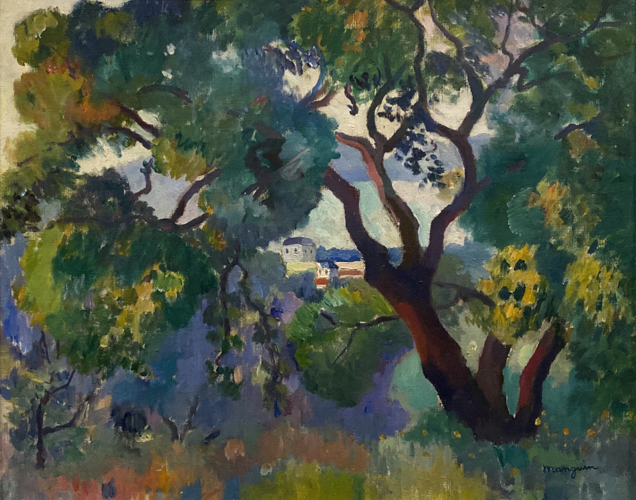 Henri Charles Manguin. Landscape in Saint-Tropes. 1905. Hermitage SPb