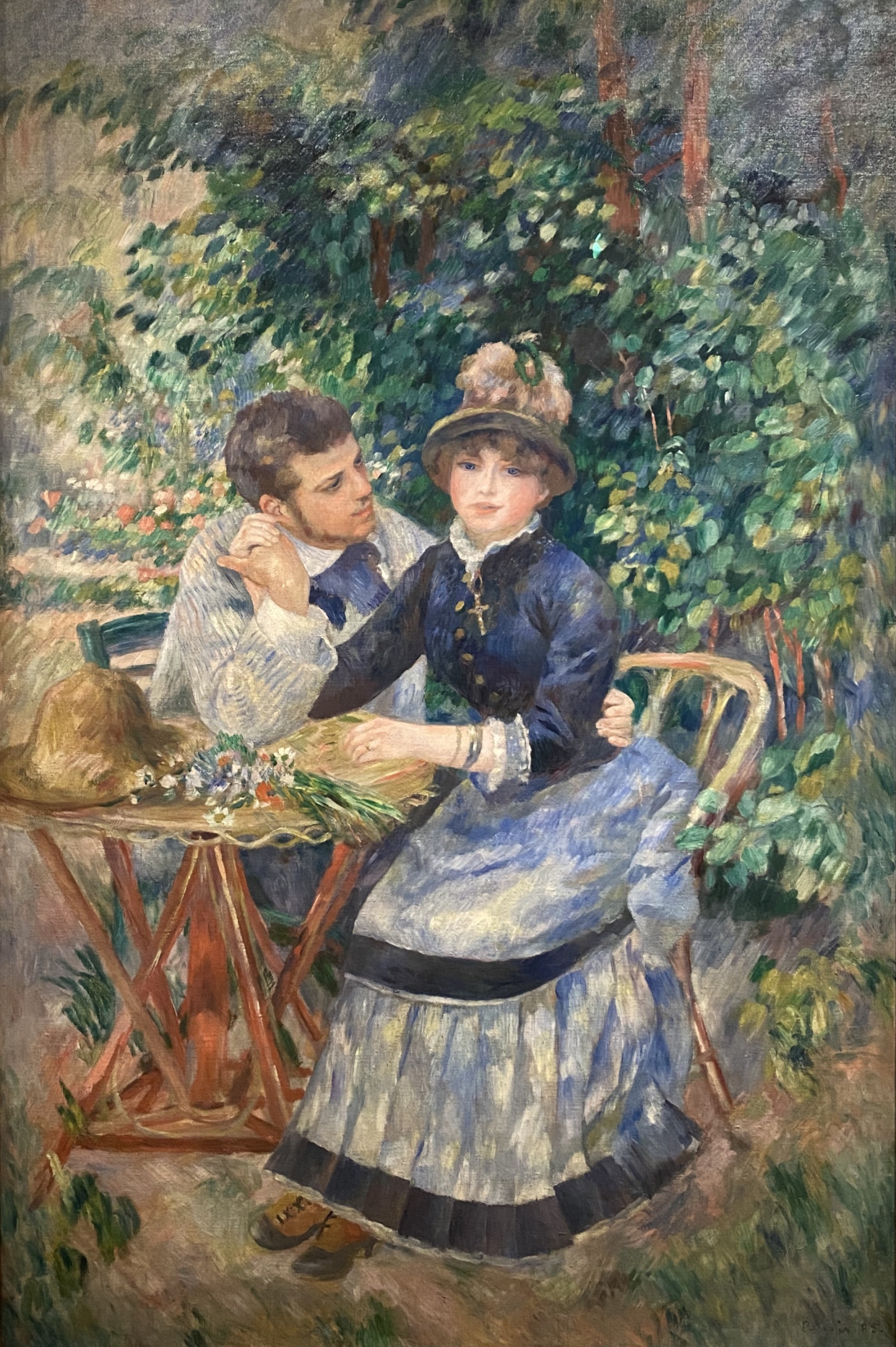 Pierre Auguste Renoir.  In the Garden. 1885. Hermitage SPb
