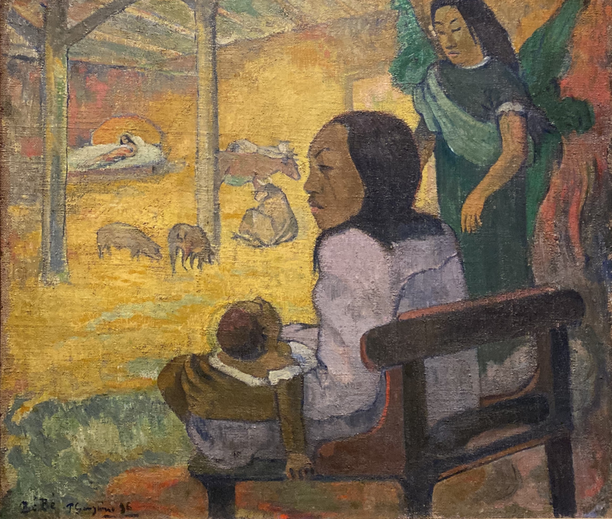 Paul Gauguin. Infant (Nativity), 1896. Hermitage SPb. Photo Dan