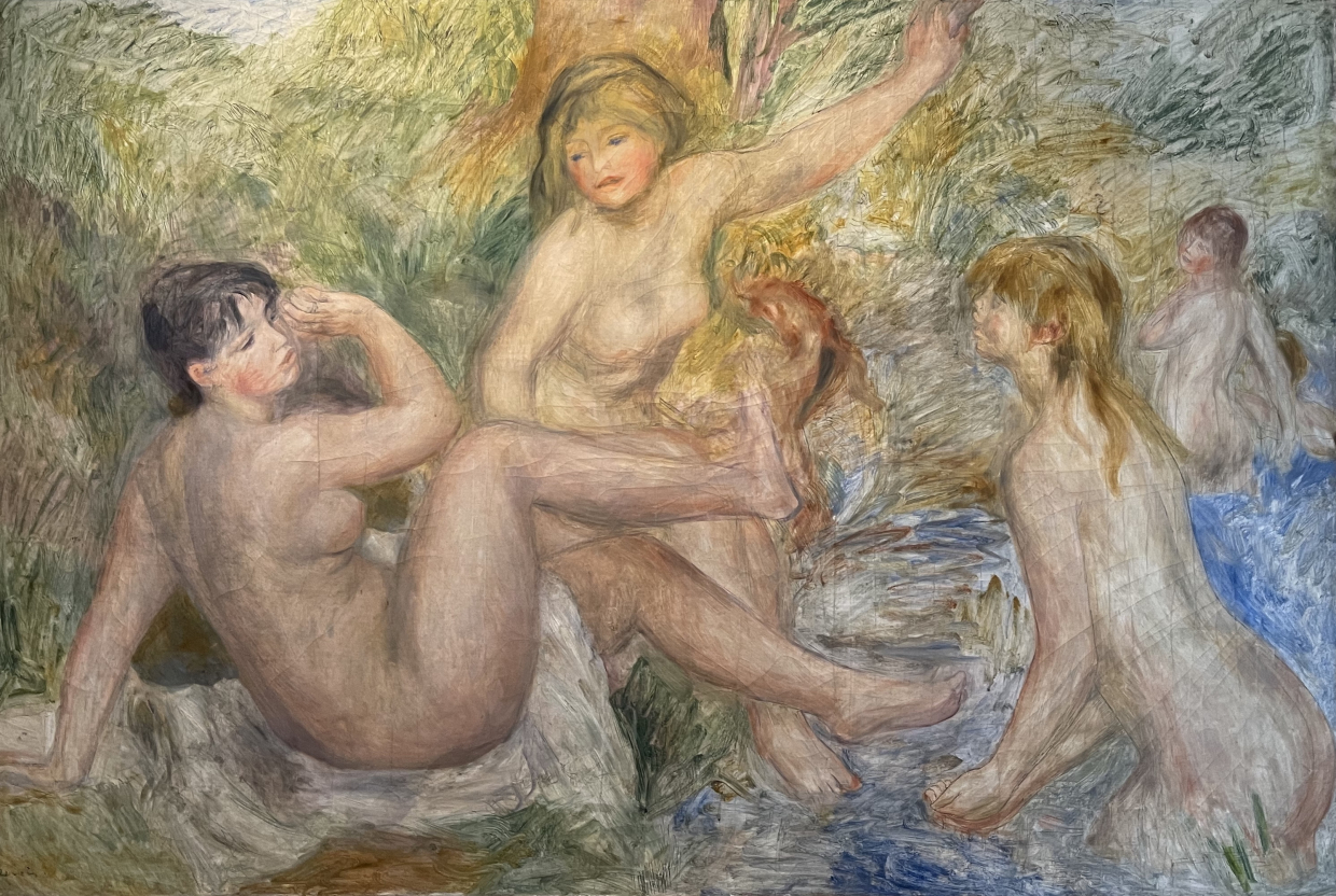 Pierre-August Renoir. 1841-1919. Les Grandes Baigneuses . 1903-1905.Musée Renoir.