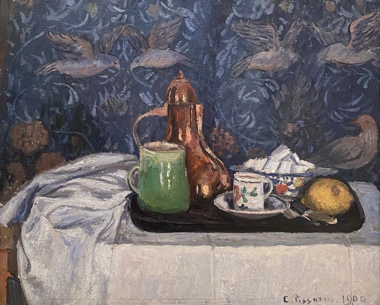 Camille Pissarro. Still life with a Coffe Pot. 1900. Hermitage. Photo Dan Daniel