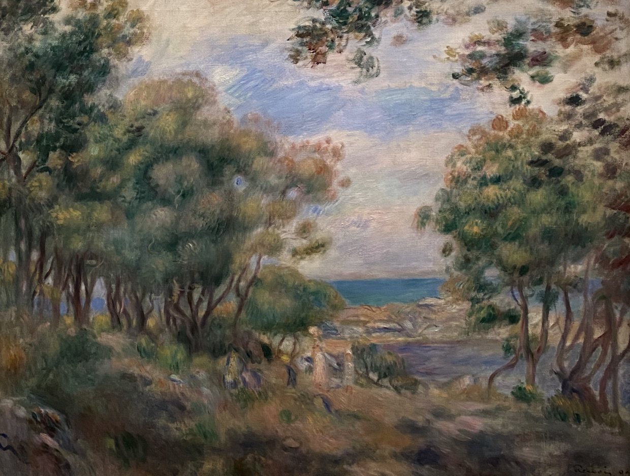 Pierre Auguste Renoir. Landscape at Beaulieu. 1892. Hermitage SPb. Photo Dan